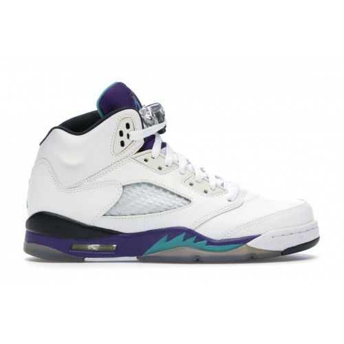 Кроссы Jordan 5 Retro Grape (2013) (GS) - подростковая сетка размеров
