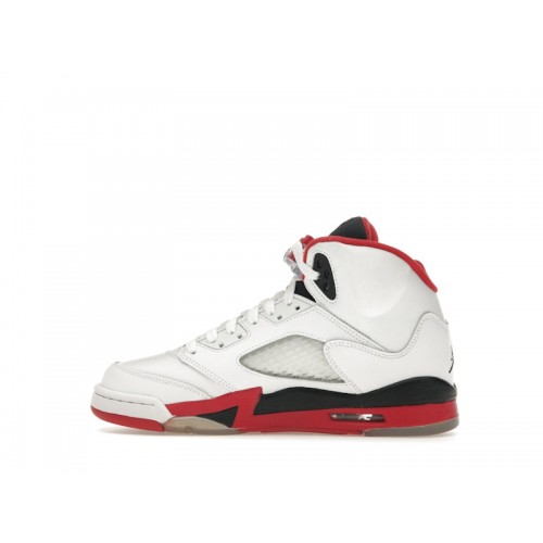 Air Jordan 5 Retro GS Fire Red 2013 - подростковая сетка размеров
