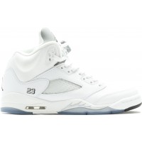 Подростковые кроссовки Jordan 5 Retro Metallic White (2015) (GS)