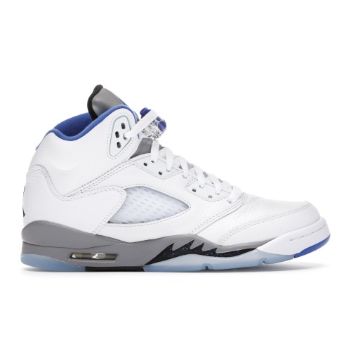 Кроссы Jordan 5 Retro White Stealth (2021) (GS) - подростковая сетка размеров