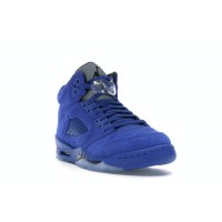 Подростковые Jordan 5 Retro Blue Suede (GS)