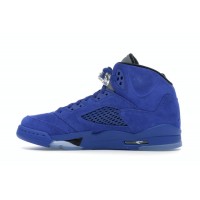 Подростковые Jordan 5 Retro Blue Suede (GS)