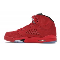 Подростковые Jordan 5 Retro Red Suede (GS)