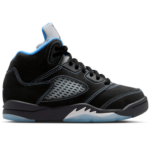 Air Jordan 5 Retro PS Black Carolina / UNC 2026 - детская сетка размеров