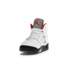 Детские Jordan 5 Retro Fire Red Silver Tongue (2020) (PS)