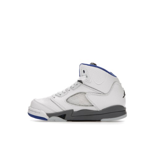 Кроссы Jordan 5 Retro White Stealth (2021) (PS) - детская сетка размеров