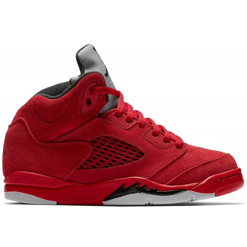 Кроссы Jordan 5 Retro Red Suede (PS) - детская сетка размеров