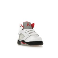 Малышам Jordan 5 Retro Fire Red Silver Tongue (2020) (TD)
