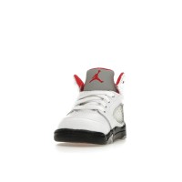 Малышам Jordan 5 Retro Fire Red Silver Tongue (2020) (TD)
