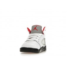 Малышам Jordan 5 Retro Fire Red Silver Tongue (2020) (TD)