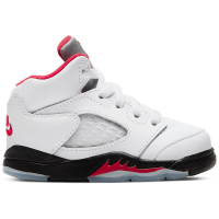 Кроссовки для малыша Jordan 5 Retro Fire Red Silver Tongue (2020) (TD)