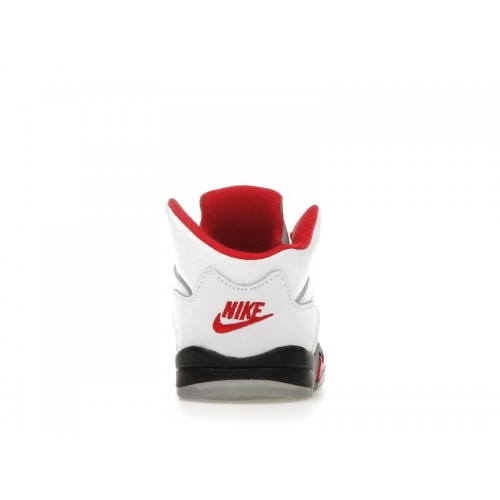 Air Jordan 5 Retro TD White Fire Red 2020 - детская сетка размеров