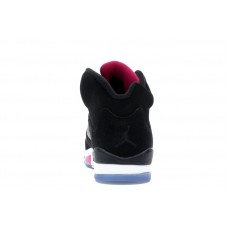 Подростковые Jordan 5 Retro Black Deadly Pink (GS)