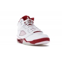 Подростковые Jordan 5 Retro White Pink Red (GS)