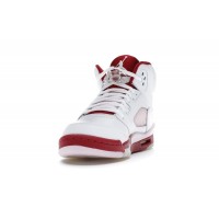 Подростковые Jordan 5 Retro White Pink Red (GS)