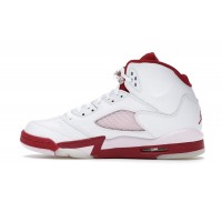 Подростковые Jordan 5 Retro White Pink Red (GS)