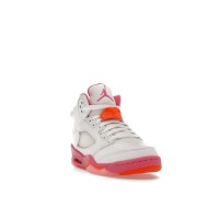 Подростковые Jordan 5 Retro WNBA Pinksicle Safety Orange (GS)