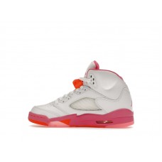 Подростковые Jordan 5 Retro WNBA Pinksicle Safety Orange (GS)