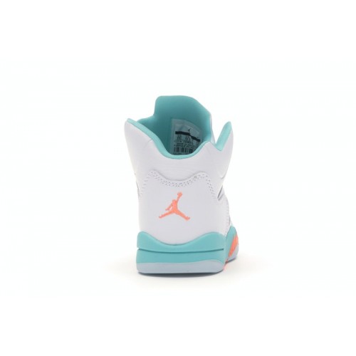 Air Jordan 5 Retro GP Light Aqua - детская сетка размеров