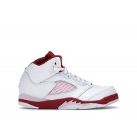 Детские Jordan 5 Retro White Pink Red (PS)
