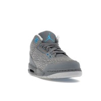 Подростковые Jordan 3 Retro Flip Cool Grey Blue Glow (GS)