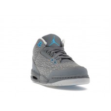 Подростковые Jordan 3 Retro Flip Cool Grey Blue Glow (GS)