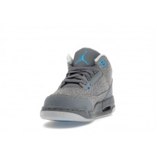 Подростковые Jordan 3 Retro Flip Cool Grey Blue Glow (GS)