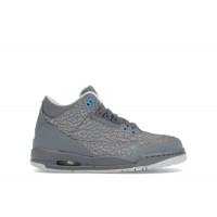 Подростковые Jordan 3 Retro Flip Cool Grey Blue Glow (GS)