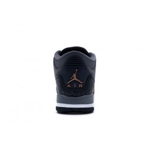Кроссы Jordan 3 Retro Anthracite (GS) - подростковая сетка размеров