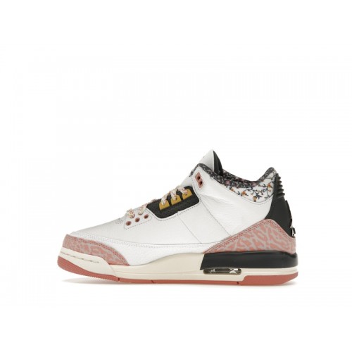 Кроссы Jordan 3 Retro Vintage Floral (GS) - подростковая сетка размеров