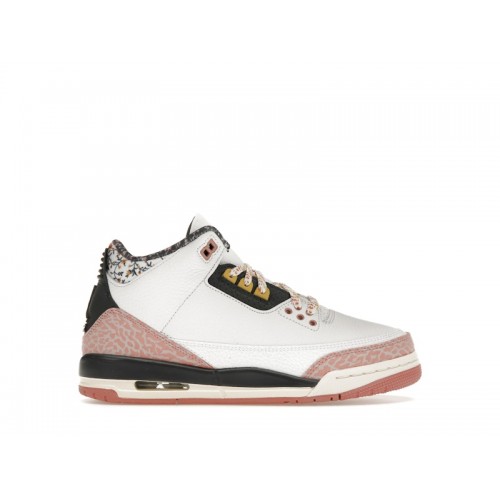 Кроссы Jordan 3 Retro Vintage Floral (GS) - подростковая сетка размеров