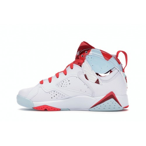 Кроссы Jordan 7 Retro Topaz Mist (GS) - подростковая сетка размеров