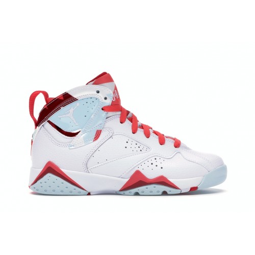Кроссы Jordan 7 Retro Topaz Mist (GS) - подростковая сетка размеров