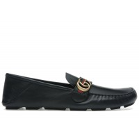 Gucci Noel Driver Loafer Black