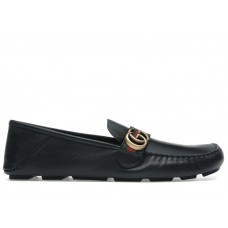 Gucci Noel Driver Loafer Black
