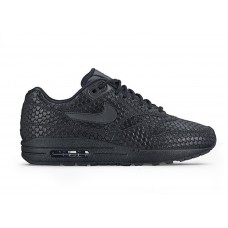 Женские кроссовки Nike Air Max 1 PRM Black Snakeskin (W)