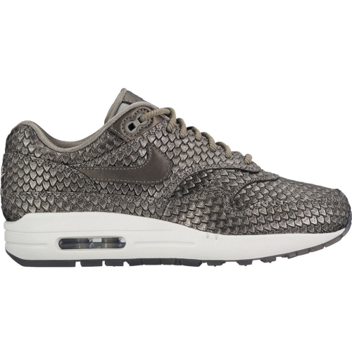 Кроссы Nike Air Max 1 Reptile Metallic Pewter (W) - женская сетка размеров