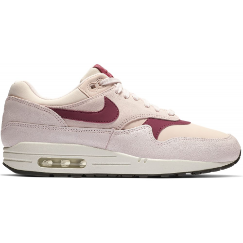 Кроссы Nike Air Max 1 Barely Rose True Berry (W) - женская сетка размеров