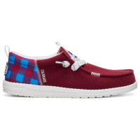 Hey Dude Wally Funk NHL Colorado Avalanche Plaid