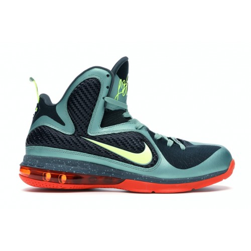 Кроссы Nike LeBron 9 Cannon - мужская сетка размеров