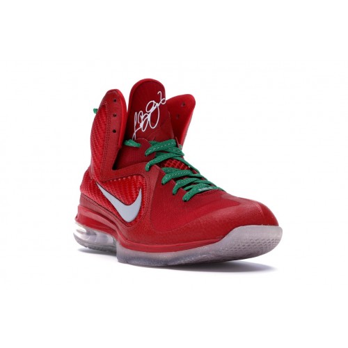 Кроссы Nike LeBron 9 Christmas - мужская сетка размеров