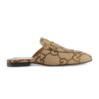 Gucci Princetown Slipper Jumbo GG Camel Canvas