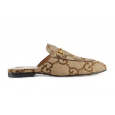 Gucci Princetown Slipper Jumbo GG Camel Canvas