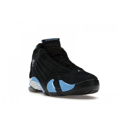 Air Jordan 14 Retro Black University Blue - мужская сетка размеров