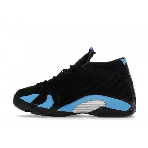 Air Jordan 14 Retro GS Black University Blue 2026 - подростковая сетка размеров
