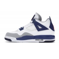 Подростковые Jordan 4 Retro Deep Royal Blue (GS)
