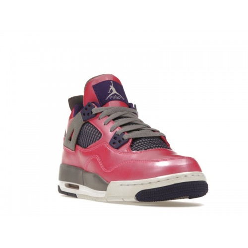 Кроссы Jordan 4 Retro Pink Foil (GS) - подростковая сетка размеров