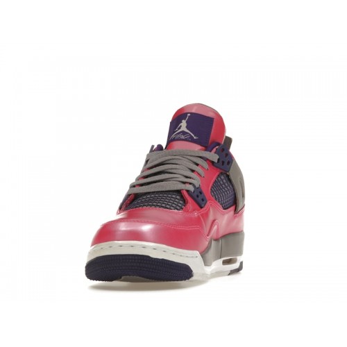 Кроссы Jordan 4 Retro Pink Foil (GS) - подростковая сетка размеров