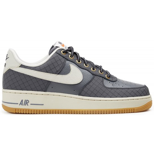 Кроссы Nike Air Force 1 Low Dark Grey Light Bone Gum - мужская сетка размеров