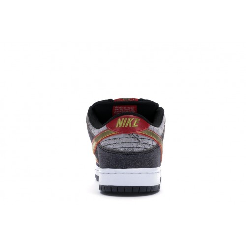 Кроссы Nike SB Dunk Low Beijing Metallic Gold - мужская сетка размеров